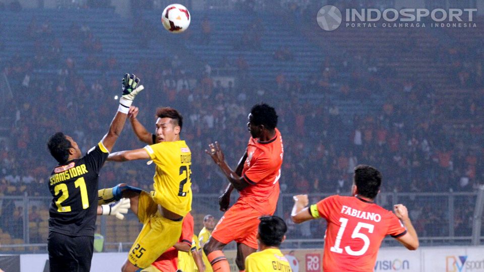 Persija gagal lolos ke babak 8 besar Liga Super Indonesia meskipun mengalahkan Barito Putera 3-1 di Stadion Gelora Bung Karno, Jumat (05/09/14). Copyright: &copy; Herry Ibrahim/INDOSPORT